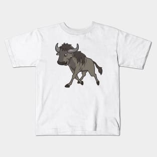 Kawaii Wildebeest Kids T-Shirt